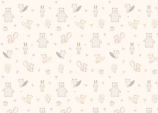 Baby Forest Friends Wallpaper