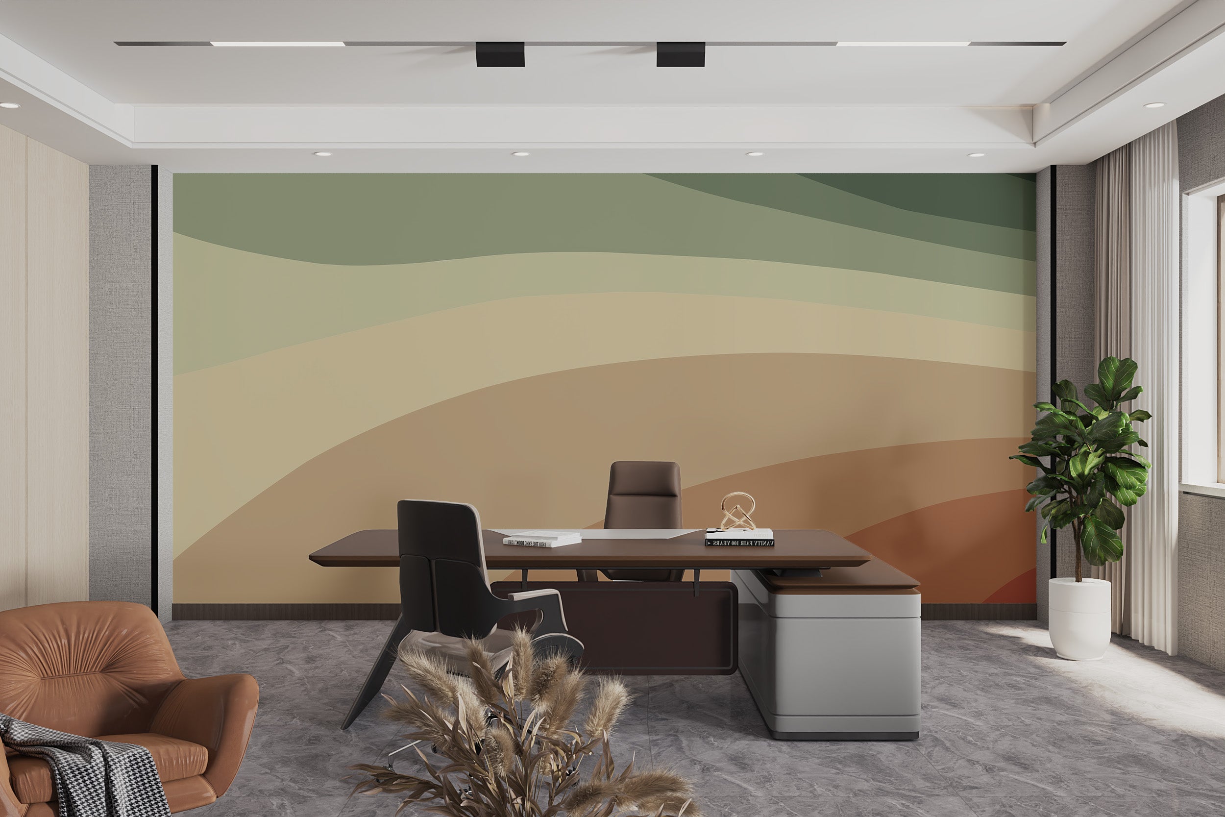 Sunset Hues Wallpaper Mural
