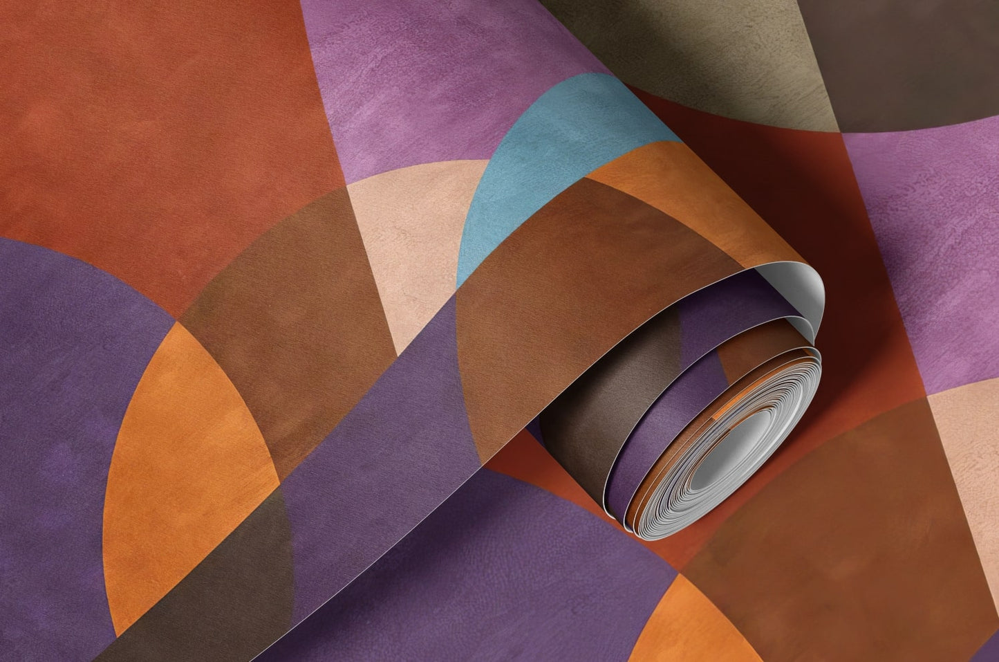 Brown Abstract Wallpaper Mural