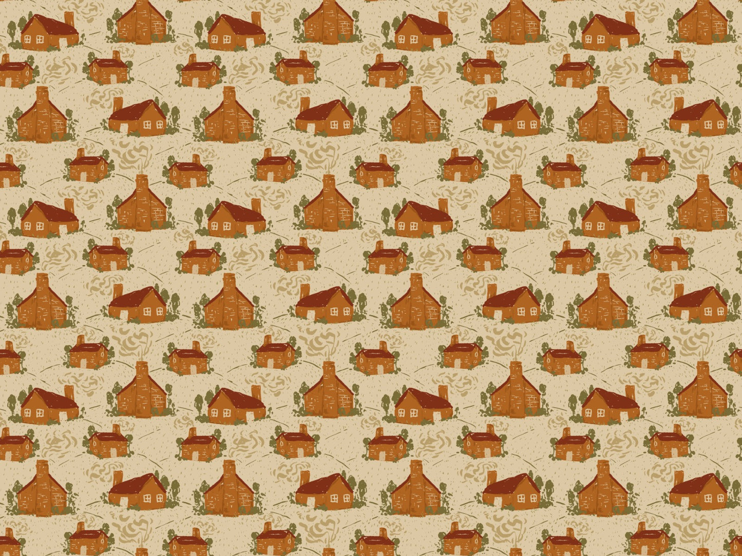 Cozy Cottages Wallpaper Murals