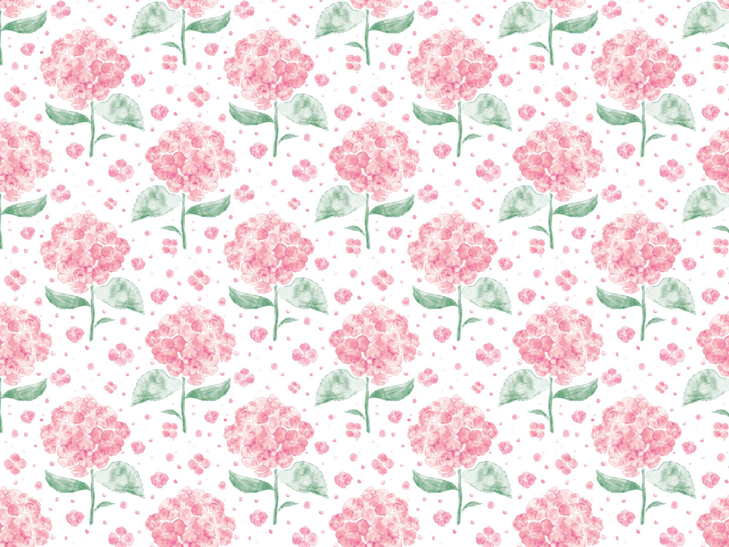 Pink Hydrangea in The Air Wallpaper